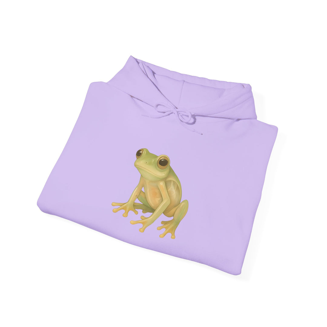 Vulnerability Takes Courage – Glass Frog Butterfly Edition | Hopeful & Healing Series | Unisex Heavy Blend™ Hooded Sweatshirt | Eco-Friendly Apparel