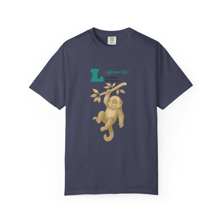 Lighten Up – Golden Snub-Nosed Monkey | Joyful & Playful | Sketch Series by Pure Perspective | Eco Friendly Graphic Tee