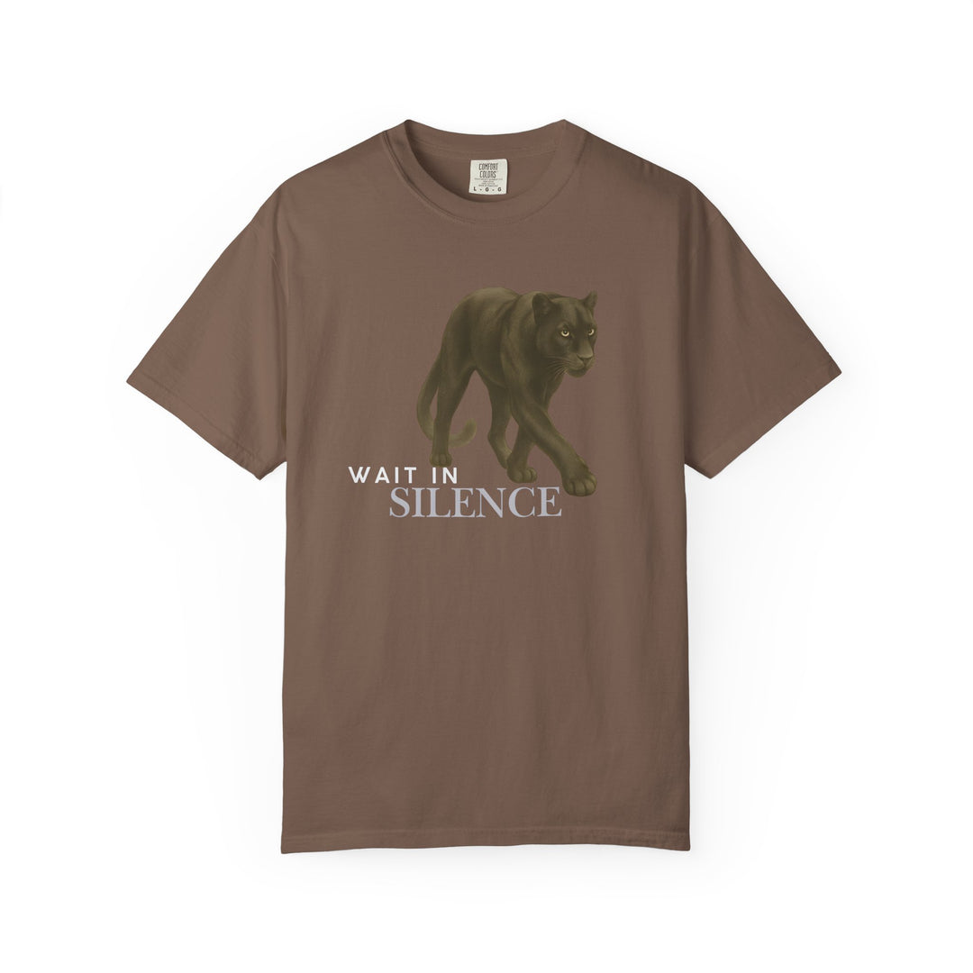 Weight in Silence – Jaguar | Reflective & Wise | Sketch Series by Pure Perspective | Eco Friendly Graphic Tee