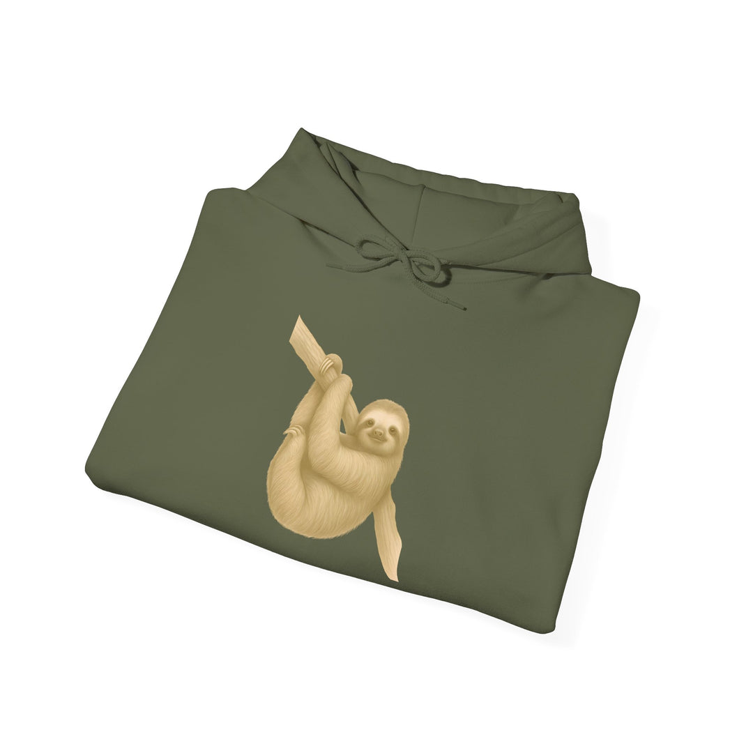 Time is Yours – Sloth Edition | Connected & Compassionate Series | Unisex Heavy Blend™ Hooded Sweatshirt | Eco-Friendly Apparel