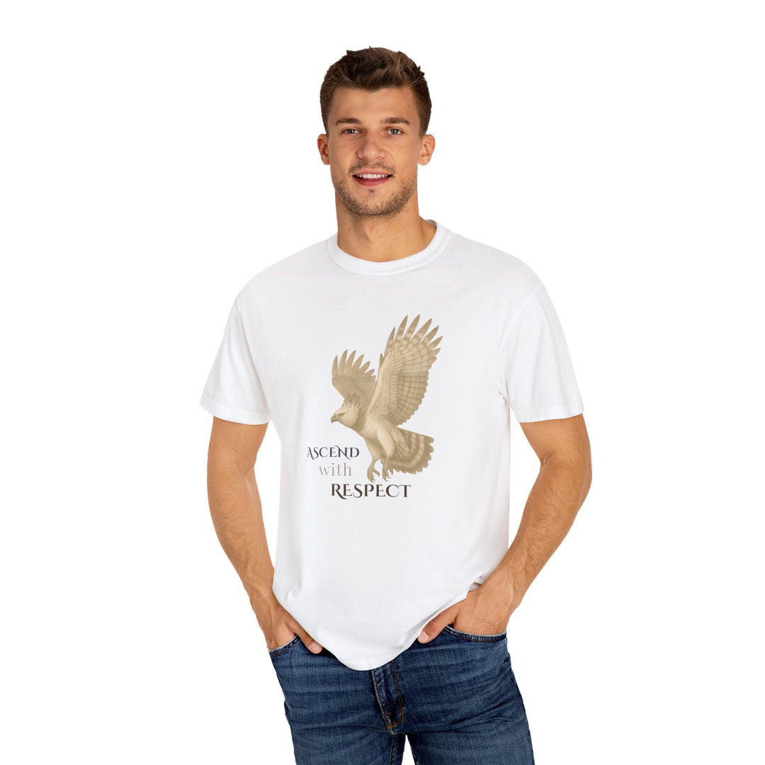 Ascend with Respect – Harpy Eagle | Empowered & Bold | Sketch Series by Pure Perspective | Eco Friendly Graphic Tee