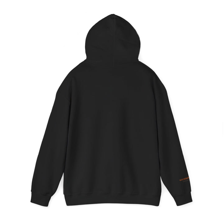 Vulnerability Takes Courage – Glass Frog Butterfly Edition | Hopeful & Healing Series | Unisex Heavy Blend™ Hooded Sweatshirt | Eco-Friendly Apparel