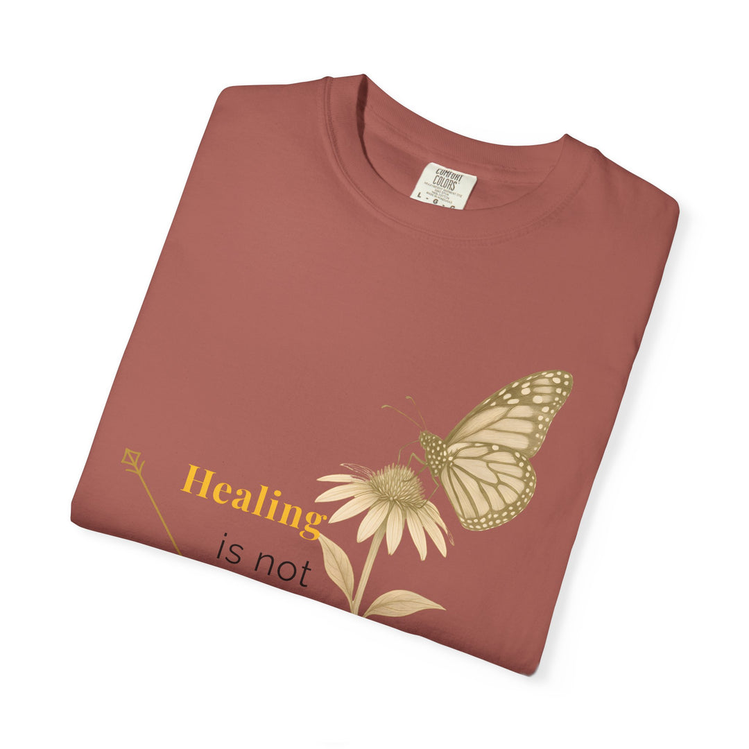 Healing is not Linear – Monarch Butterfly | Hopeful & Healing | Sketch Series by Pure Perspective App | Eco Friendly Graphic Tee