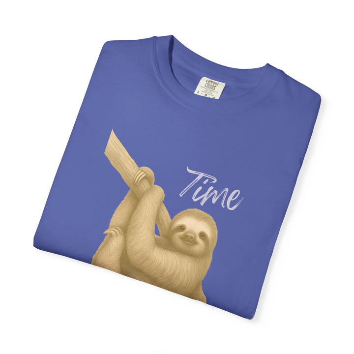Time is Yours – Sloth | Joyful & Playful | Sketch Series by Pure Perspective | Eco Friendly Graphic Tee