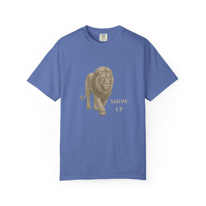 Show Up – Lion | Empowered & Bold | Sketch Series by Pure Perspective | Eco Friendly Graphic Tee