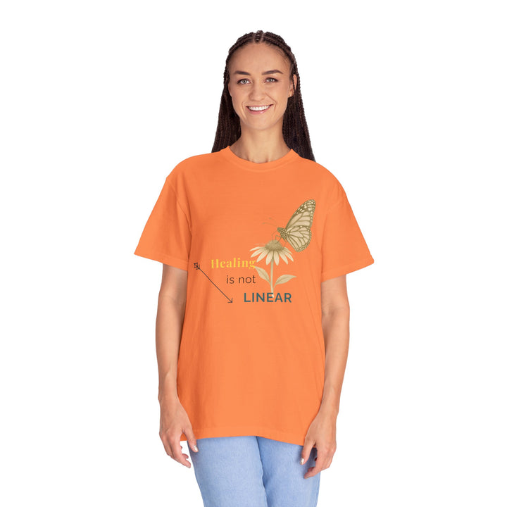 Healing is not Linear – Monarch Butterfly | Hopeful & Healing | Sketch Series by Pure Perspective App | Eco Friendly Graphic Tee