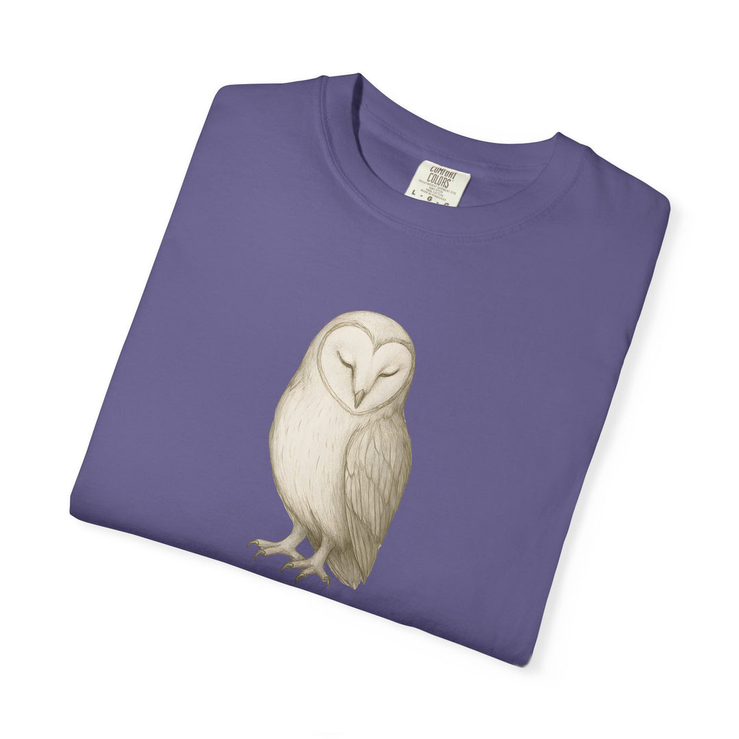 Let Quiet Lead – Owl | Calm & Centered | Sketch Series by Pure Perspective | Eco Friendly Graphic Tee