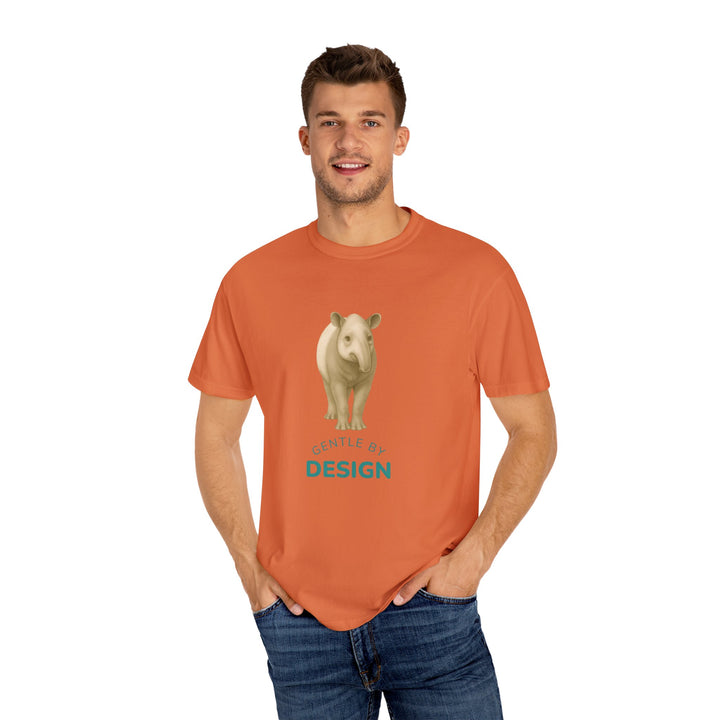 Gentle By Design – Tapir | Grounded & Gentle | Sketch Series by Pure Perspective | Eco Friendly Graphic Tee