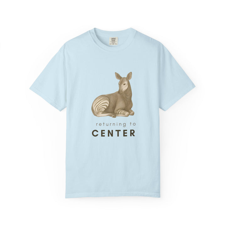 Returning to Center – Okapi | Calm & Centered | Sketch Series by Pure Perspective | Eco Friendly Graphic Tee