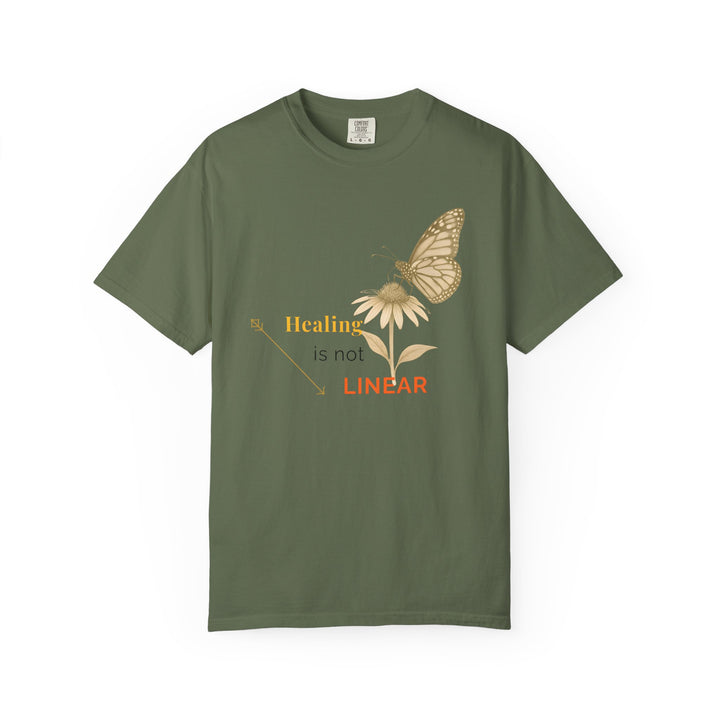 Healing is not Linear – Monarch Butterfly | Hopeful & Healing | Sketch Series by Pure Perspective App | Eco Friendly Graphic Tee