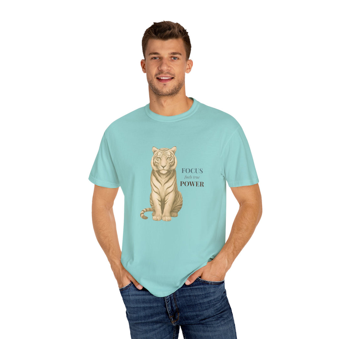 Force fuels true Power – Tiger | Empowered & Bold | Sketch Series by Pure Perspective | Eco Friendly Graphic Tee