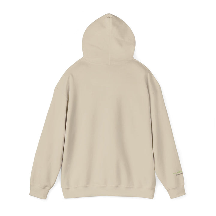Vulnerability Takes Courage – Glass Frog Butterfly Edition | Hopeful & Healing Series | Unisex Heavy Blend™ Hooded Sweatshirt | Eco-Friendly Apparel