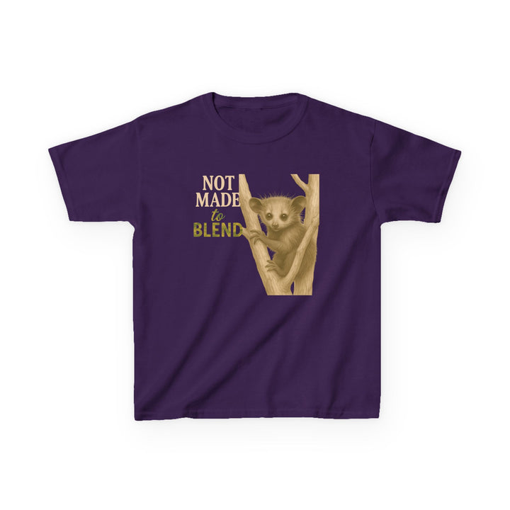 Kids Aye Aye Tee | "Not Made to Blend" | Sketch Design | Eco-Conscious | Reflective & Wise