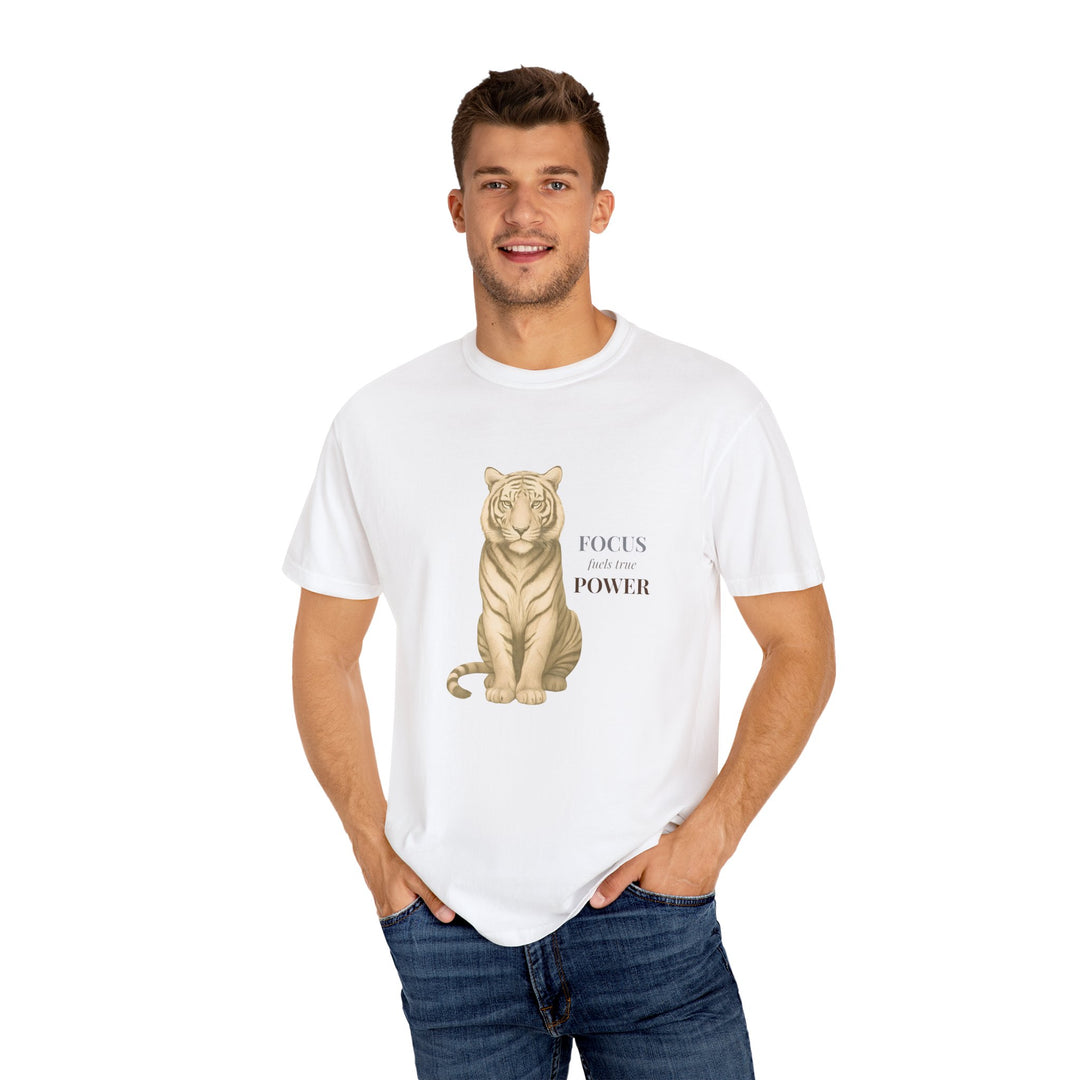 Force fuels true Power – Tiger | Empowered & Bold | Sketch Series by Pure Perspective | Eco Friendly Graphic Tee