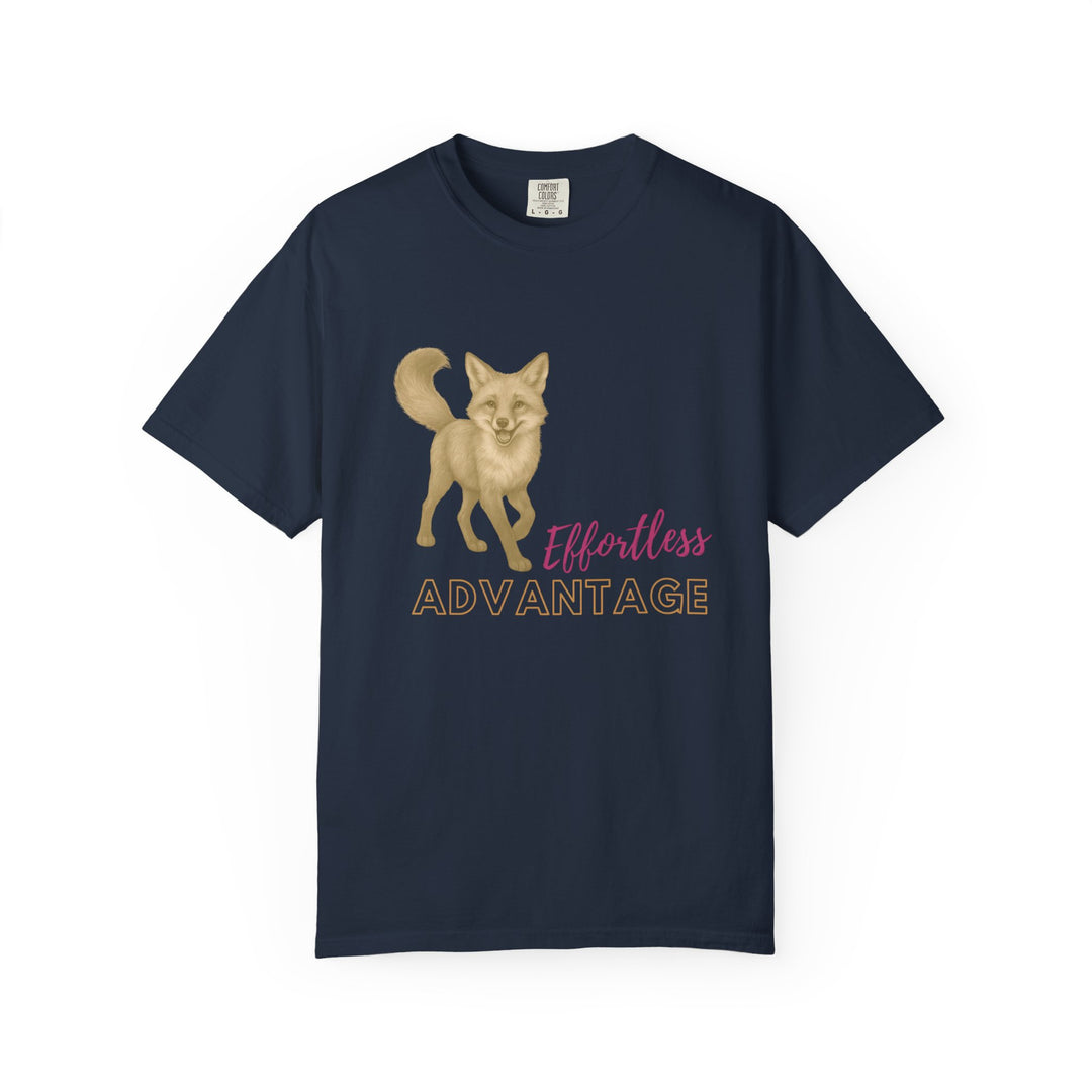 Effortless Advantage – Red Fox | Joyful & Playful | Sketch Series by Pure Perspective App | Eco Friendly Graphic Tee