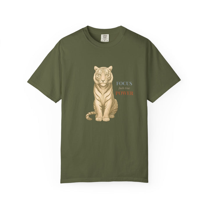 Force fuels true Power – Tiger | Empowered & Bold | Sketch Series by Pure Perspective | Eco Friendly Graphic Tee