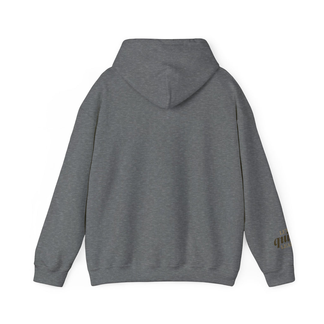 Let Quiet Lead – Barn Owl Edition | Calm & Centered Series | Unisex Heavy Blend™ Hooded Sweatshirt | Eco-Friendly Apparel