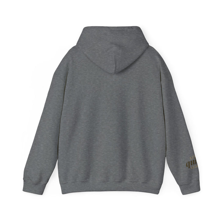 Let Quiet Lead – Barn Owl Edition | Calm & Centered Series | Unisex Heavy Blend™ Hooded Sweatshirt | Eco-Friendly Apparel