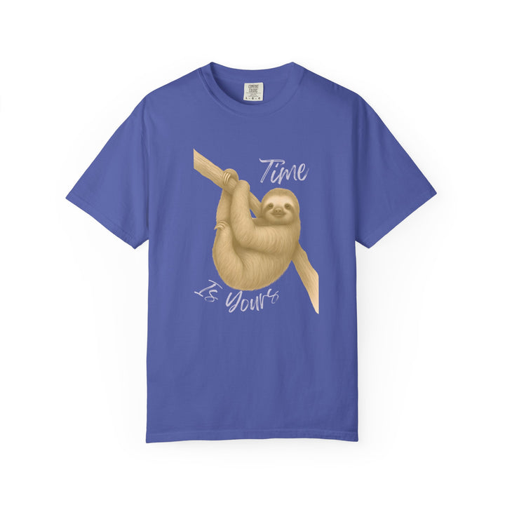 Time is Yours – Sloth | Joyful & Playful | Sketch Series by Pure Perspective | Eco Friendly Graphic Tee