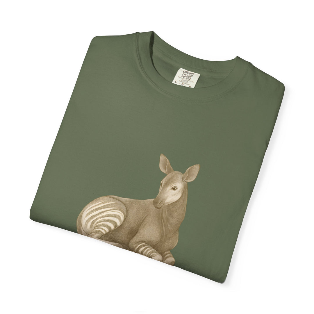 Returning to Center – Okapi | Calm & Centered | Sketch Series by Pure Perspective | Eco Friendly Graphic Tee