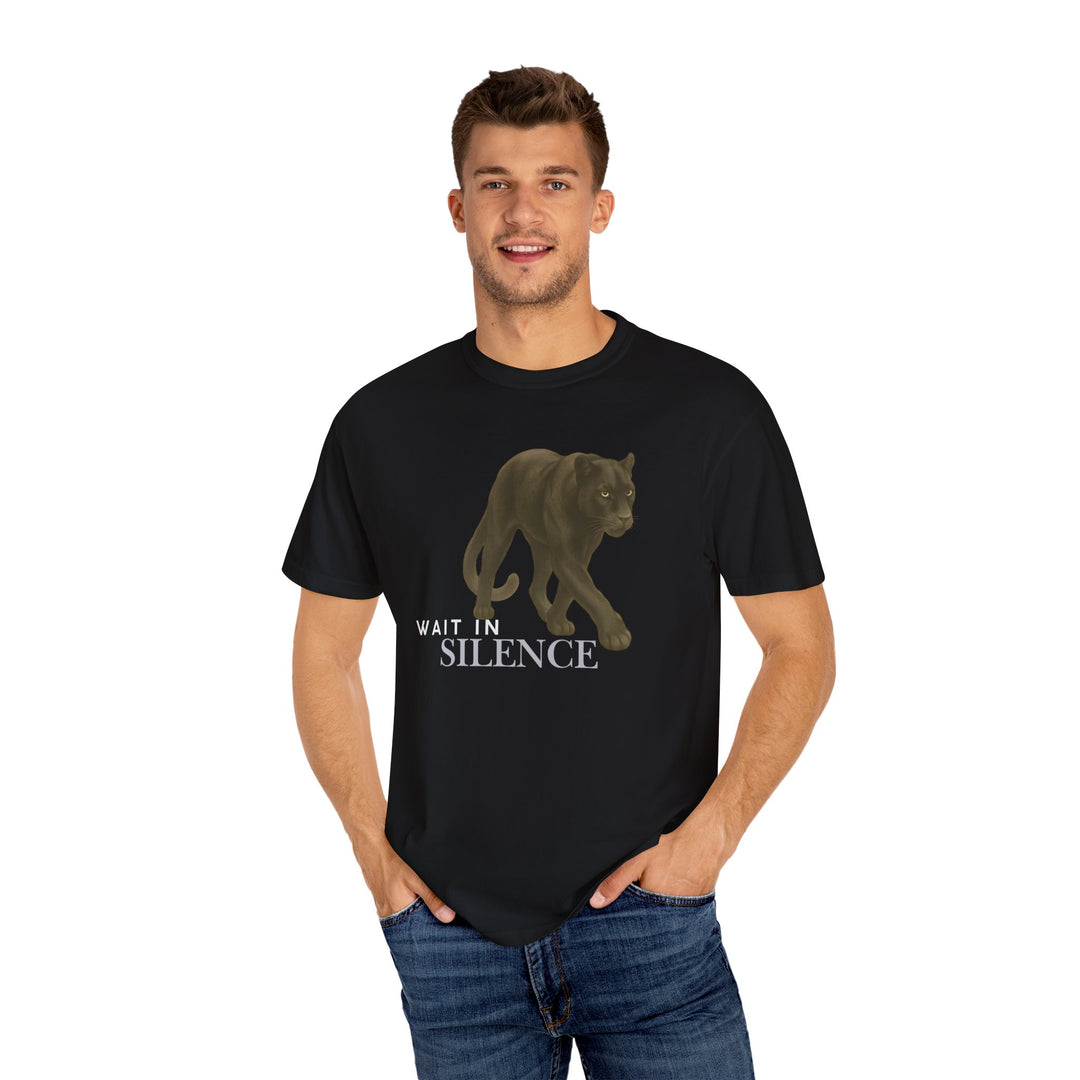 Weight in Silence – Jaguar | Reflective & Wise | Sketch Series by Pure Perspective | Eco Friendly Graphic Tee