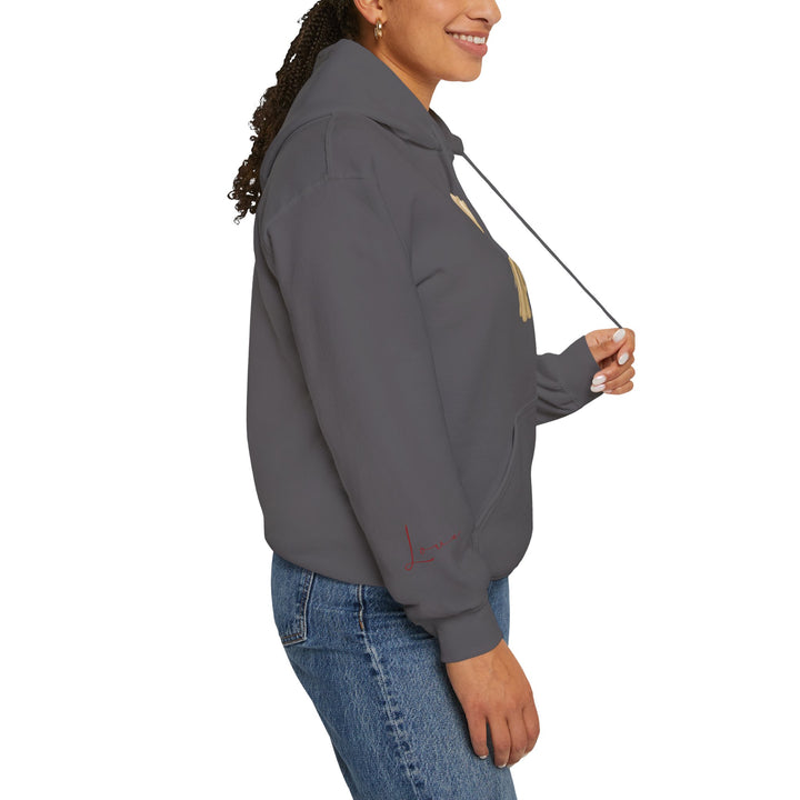 Love – Elephant Mother and Calf Edition | Connected & Compassionate Series | Unisex Heavy Blend™ Hooded Sweatshirt | Eco-Friendly Apparel