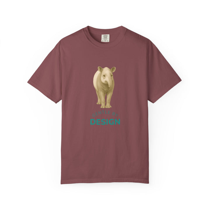 Gentle By Design – Tapir | Grounded & Gentle | Sketch Series by Pure Perspective | Eco Friendly Graphic Tee