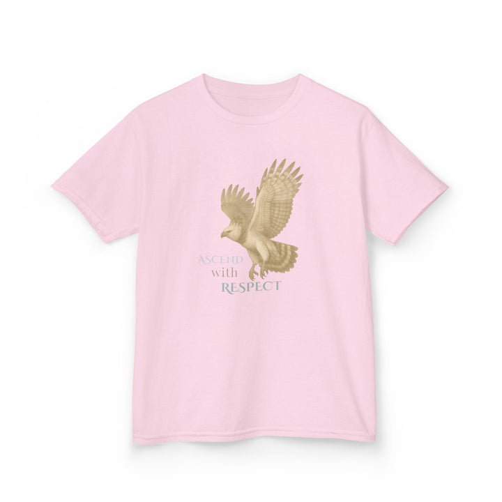 Kids Harpy Eagle Tee | "Rise with Kindness" | Sketch Design | Eco-Conscious | Empowered & Bold