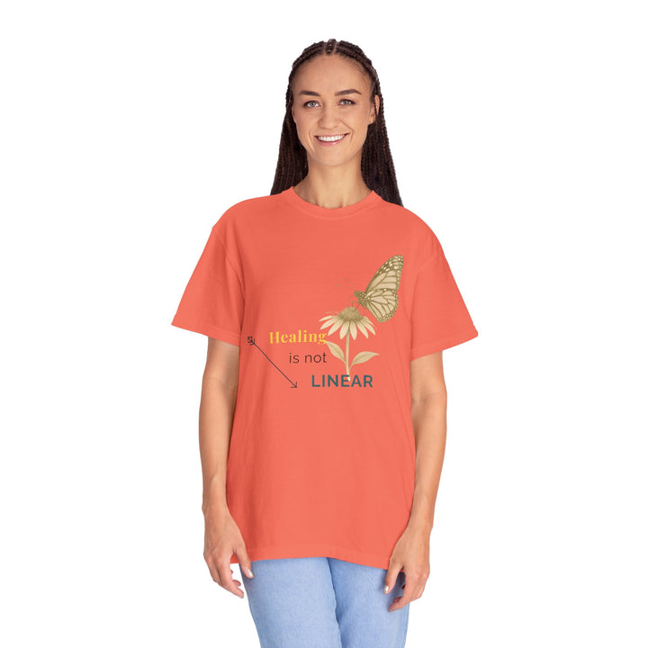 Healing is not Linear – Monarch Butterfly | Hopeful & Healing | Sketch Series by Pure Perspective App | Eco Friendly Graphic Tee