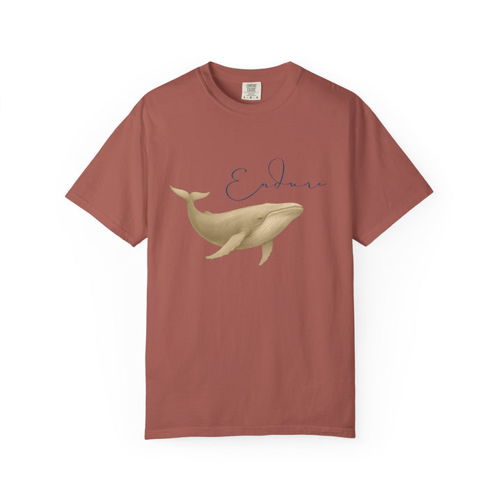 Endure – Blue Whale | Connected & Compassionate | Sketch Series by Pure Perspective App | Eco Friendly Graphic Tee