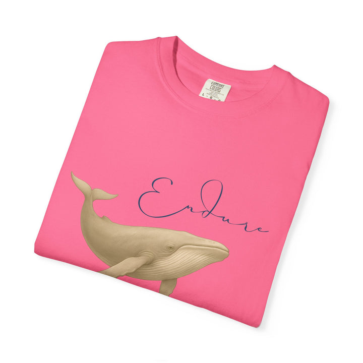 Endure – Blue Whale | Connected & Compassionate | Sketch Series by Pure Perspective App | Eco Friendly Graphic Tee