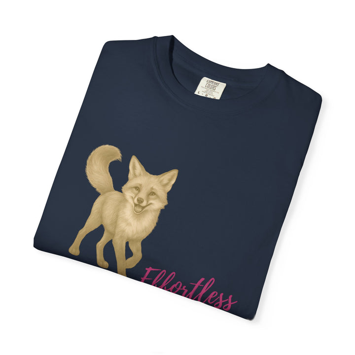 Effortless Advantage – Red Fox | Joyful & Playful | Sketch Series by Pure Perspective App | Eco Friendly Graphic Tee