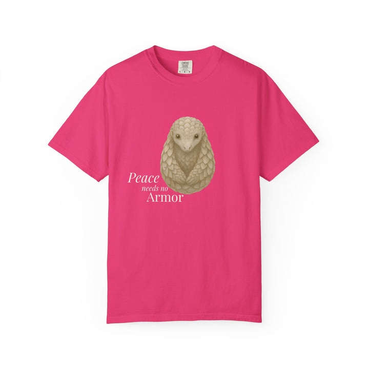 Peace Needs No Armor – Pangolin | Calm & Centered | Sketch Series by Pure Perspective | Eco Friendly Graphic Tee