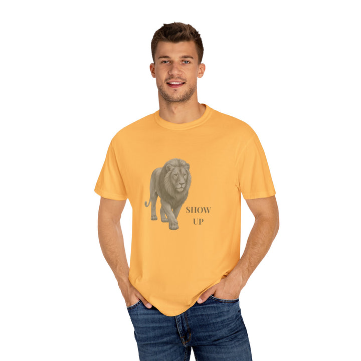 Show Up – Lion | Empowered & Bold | Sketch Series by Pure Perspective | Eco Friendly Graphic Tee