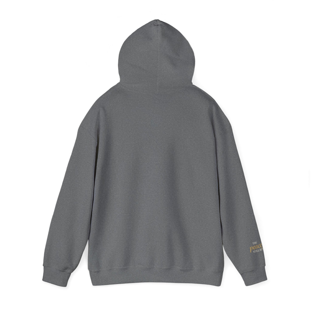 The Peaceful Still Resist – Rhino Edition | Patient & Peaceful Series | Unisex Heavy Blend™ Hooded Sweatshirt | Eco-Friendly Apparel