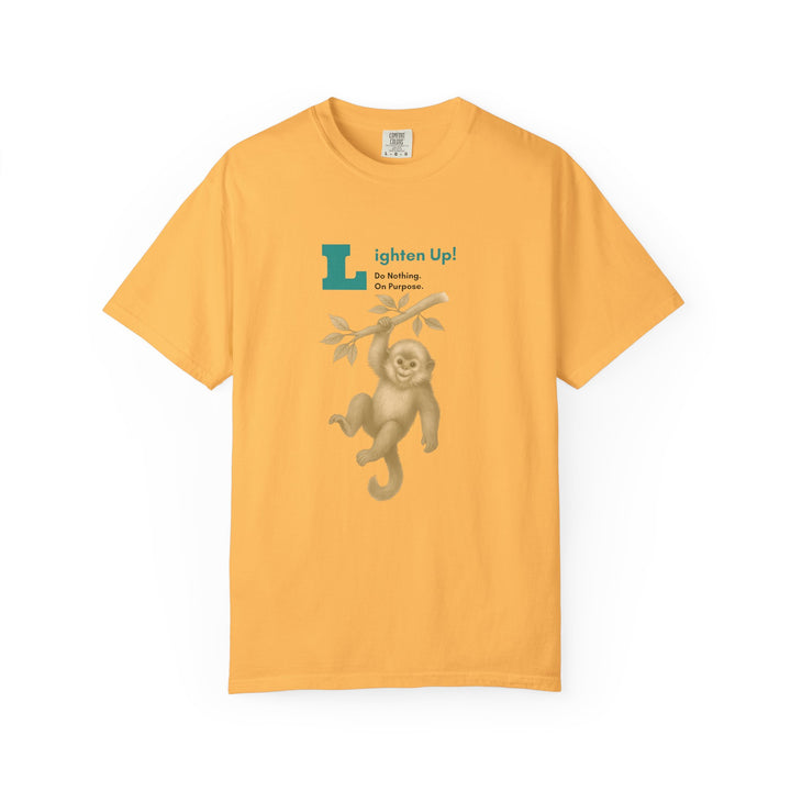 Lighten Up – Golden Snub-Nosed Monkey | Joyful & Playful | Sketch Series by Pure Perspective | Eco Friendly Graphic Tee