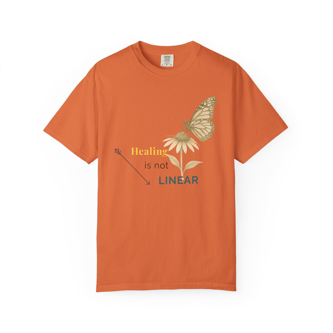 Healing is not Linear – Monarch Butterfly | Hopeful & Healing | Sketch Series by Pure Perspective App | Eco Friendly Graphic Tee