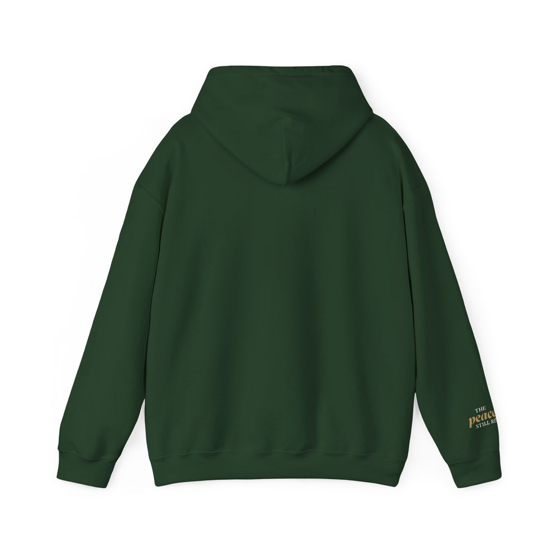 The Peaceful Still Resist – Rhino Edition | Patient & Peaceful Series | Unisex Heavy Blend™ Hooded Sweatshirt | Eco-Friendly Apparel