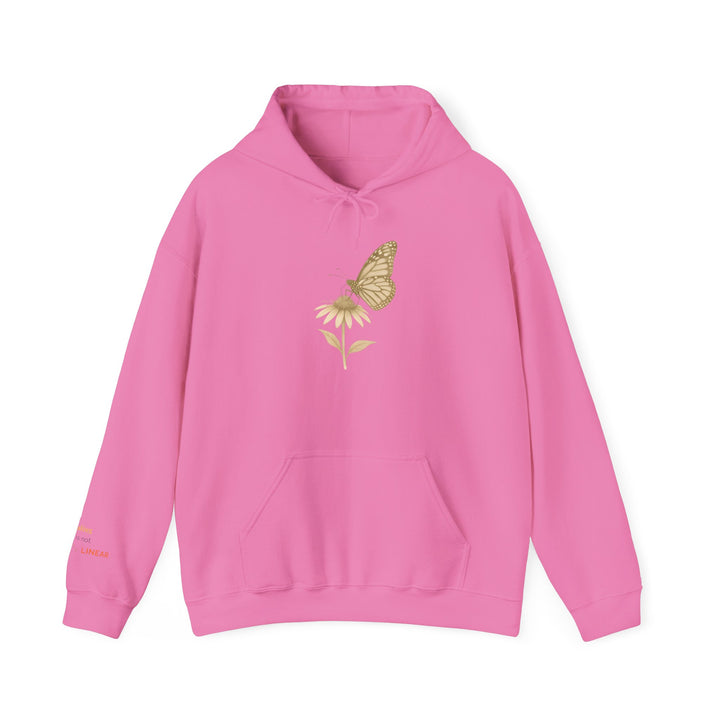Healing is not Linear – Monarch Butterfly Edition | Hopeful & Healing Series | Unisex Heavy Blend™ Hooded Sweatshirt | Eco-Friendly Apparel