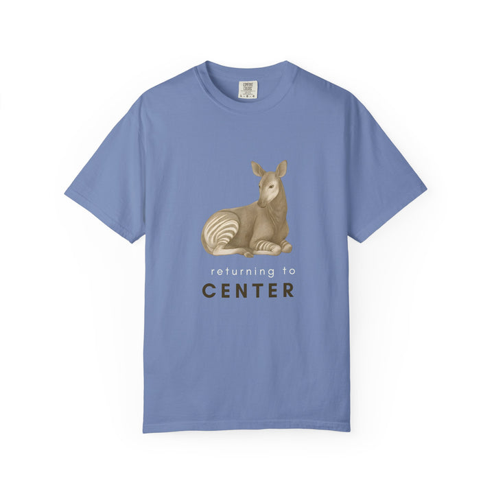Returning to Center – Okapi | Calm & Centered | Sketch Series by Pure Perspective | Eco Friendly Graphic Tee