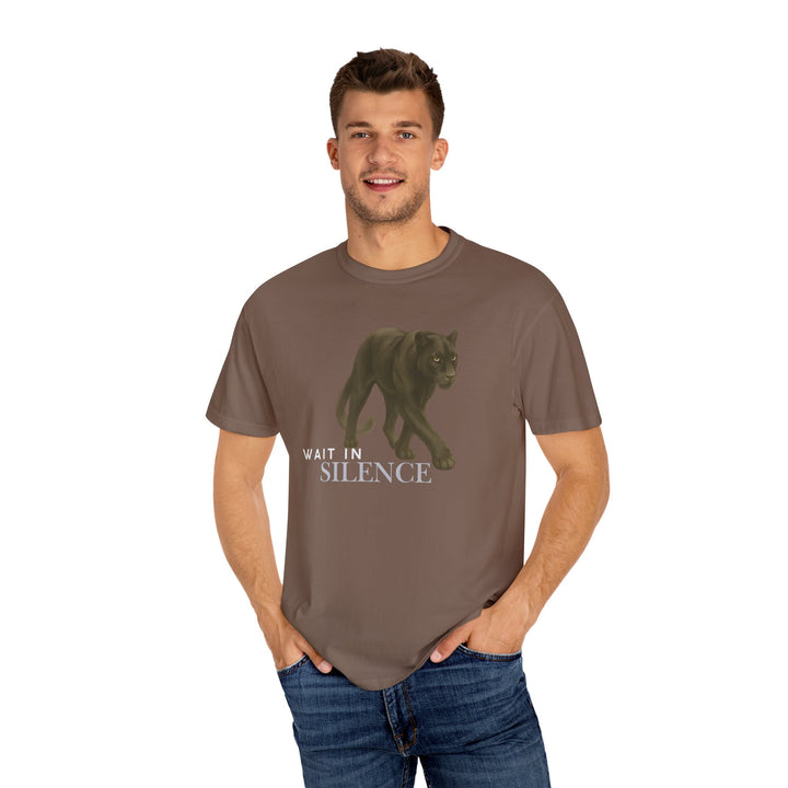 Weight in Silence – Jaguar | Reflective & Wise | Sketch Series by Pure Perspective | Eco Friendly Graphic Tee