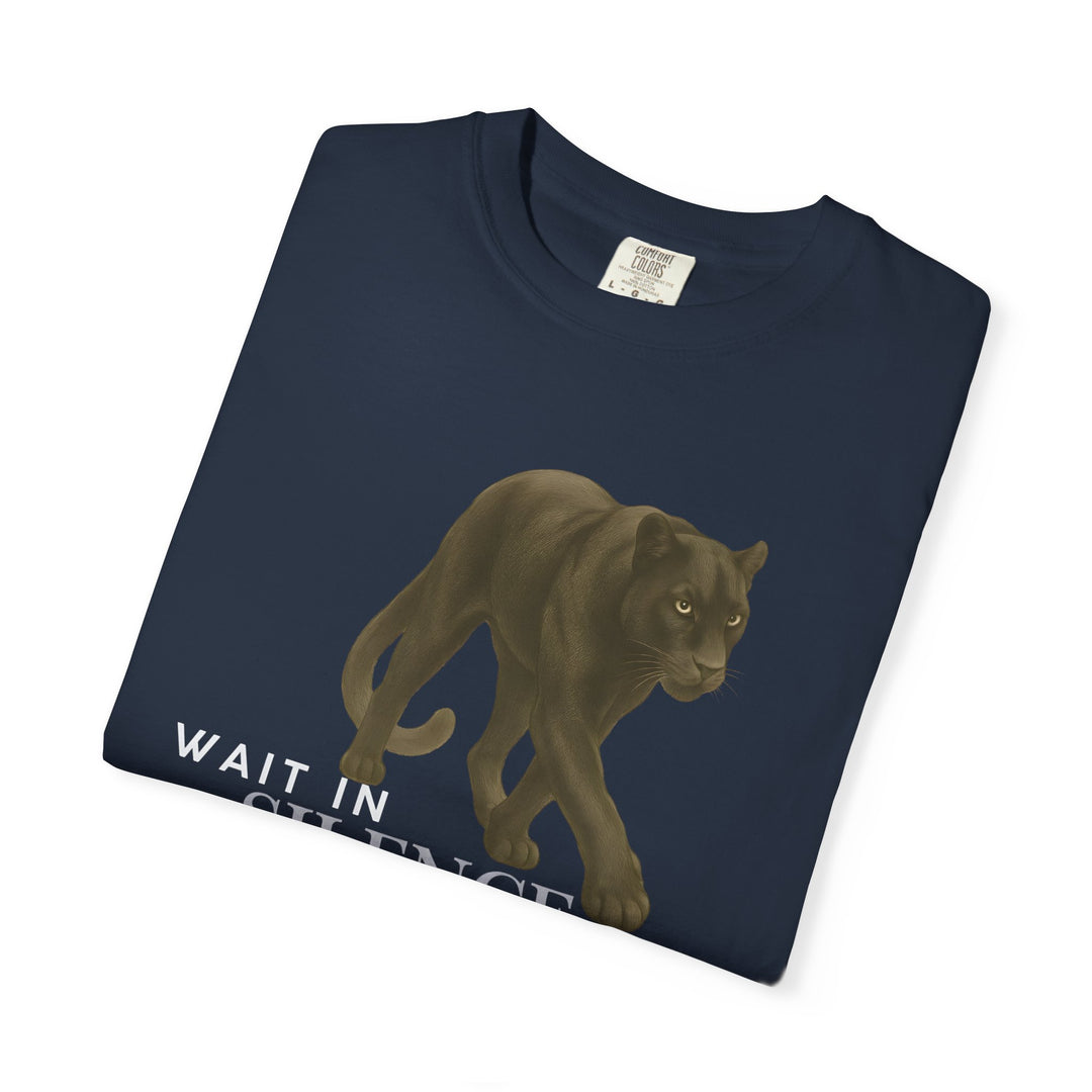Weight in Silence – Jaguar | Reflective & Wise | Sketch Series by Pure Perspective | Eco Friendly Graphic Tee