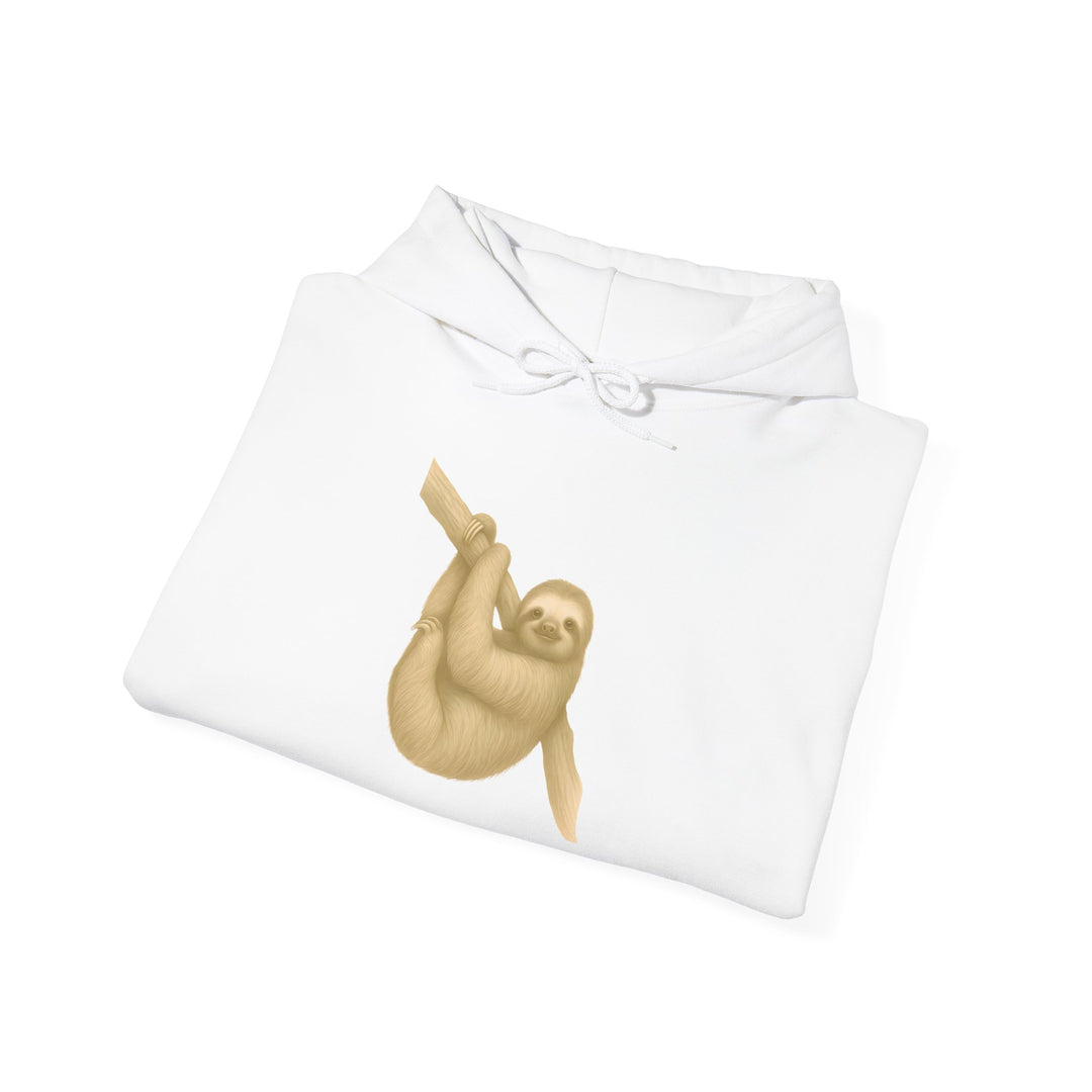 Time is Yours – Sloth Edition | Connected & Compassionate Series | Unisex Heavy Blend™ Hooded Sweatshirt | Eco-Friendly Apparel