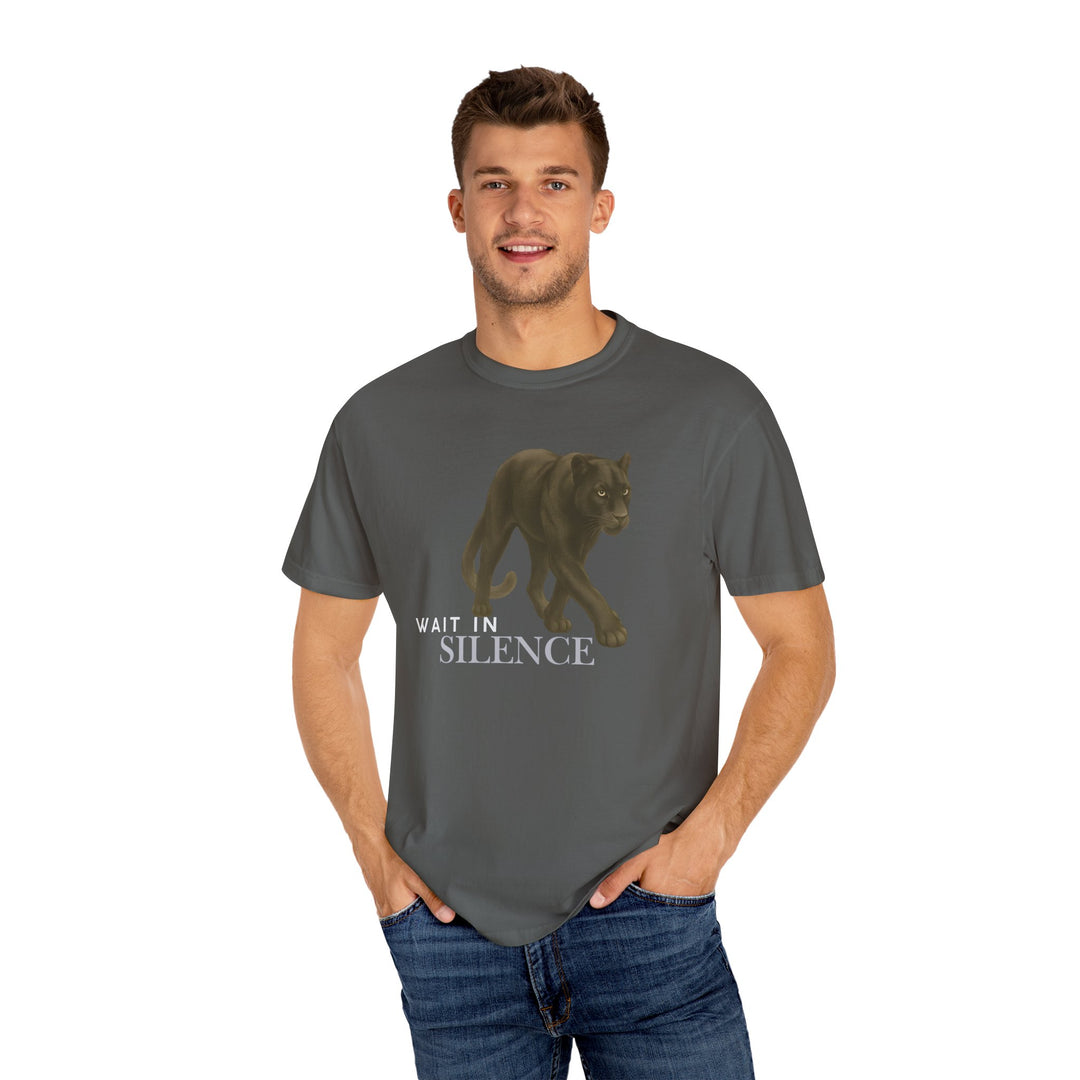 Weight in Silence – Jaguar | Reflective & Wise | Sketch Series by Pure Perspective | Eco Friendly Graphic Tee