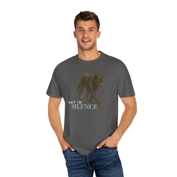 Weight in Silence – Jaguar | Reflective & Wise | Sketch Series by Pure Perspective | Eco Friendly Graphic Tee