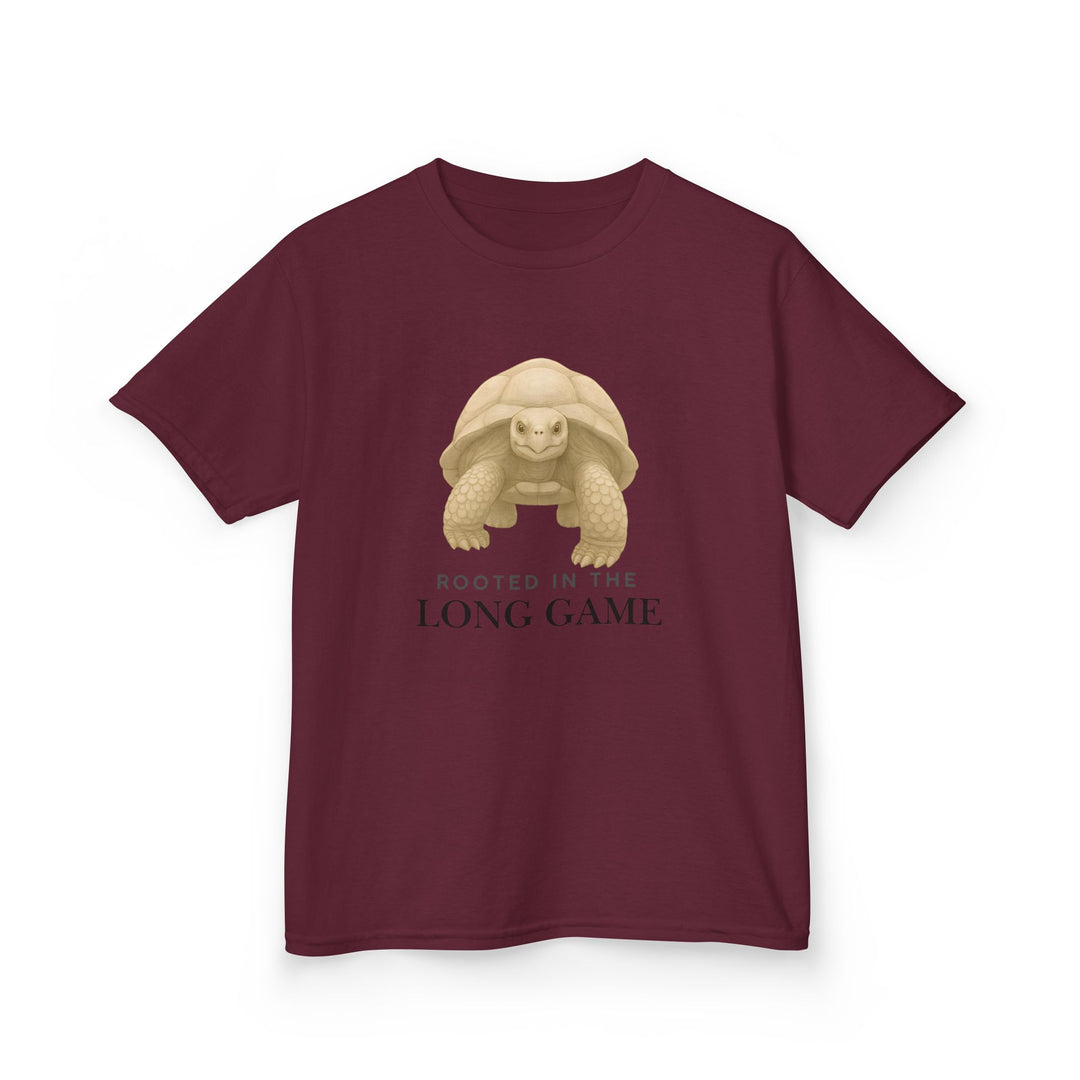 Kids Giant Tortoise Tee | "Build Your Future" | Sketch Design | Eco-Conscious | Grounded & Gentle