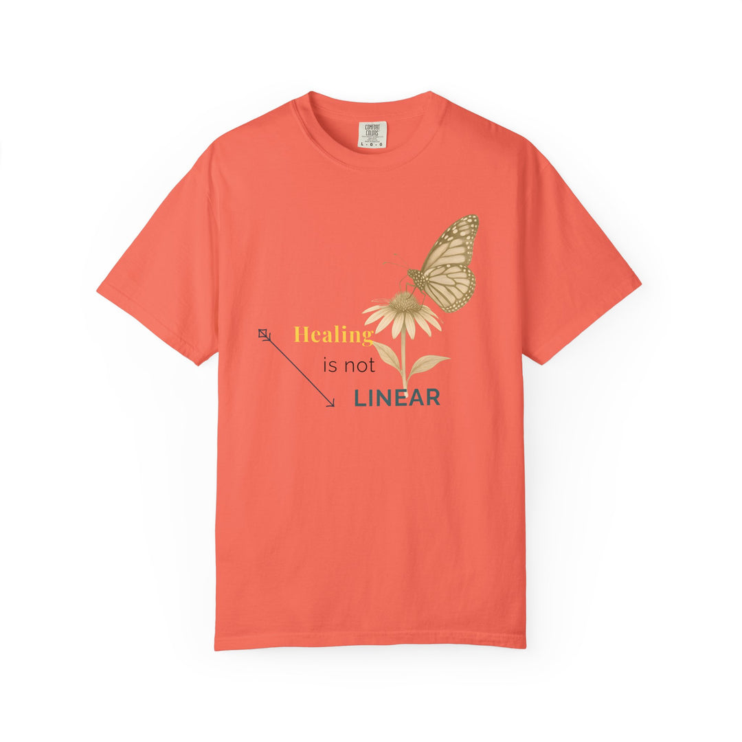 Healing is not Linear – Monarch Butterfly | Hopeful & Healing | Sketch Series by Pure Perspective App | Eco Friendly Graphic Tee
