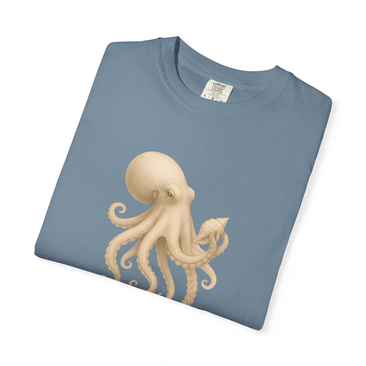 Think In All Directions – Octopus | Joyful & Playful | Sketch Series by Pure Perspective App | Eco Friendly Graphic Tee
