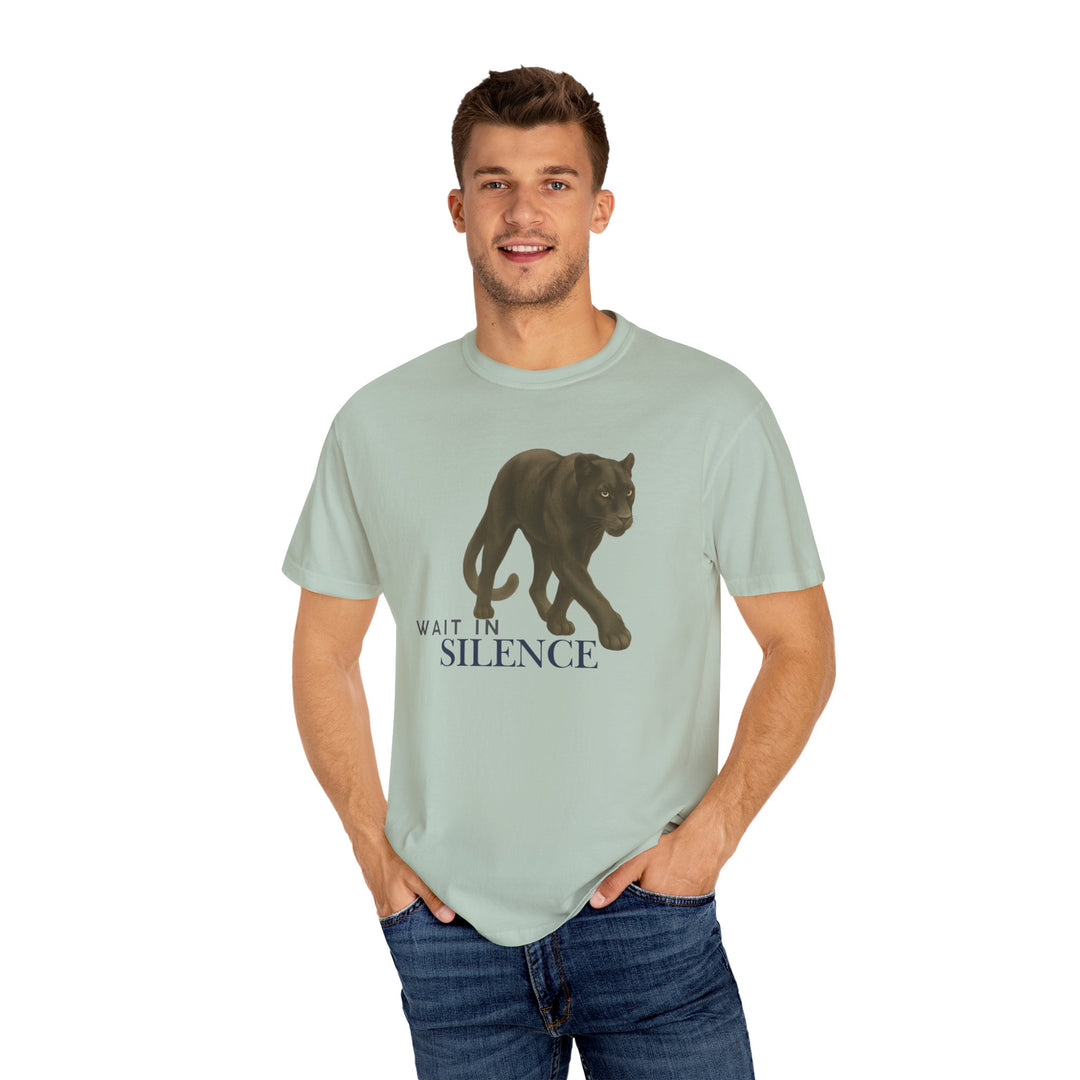 Weight in Silence – Jaguar | Reflective & Wise | Sketch Series by Pure Perspective | Eco Friendly Graphic Tee