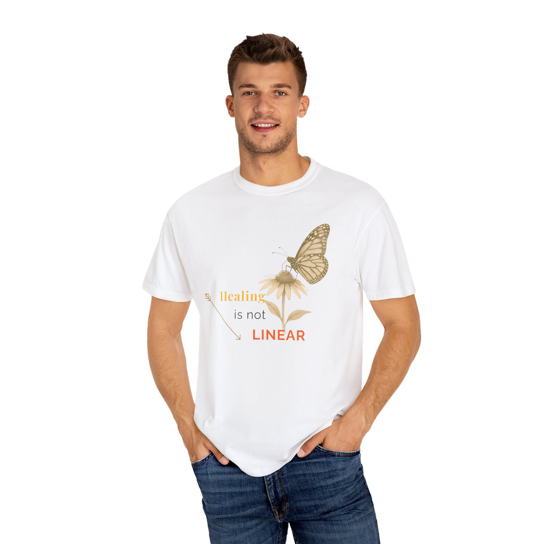 Healing is not Linear – Monarch Butterfly | Hopeful & Healing | Sketch Series by Pure Perspective App | Eco Friendly Graphic Tee